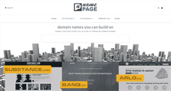 Desktop Screenshot of namepage.com